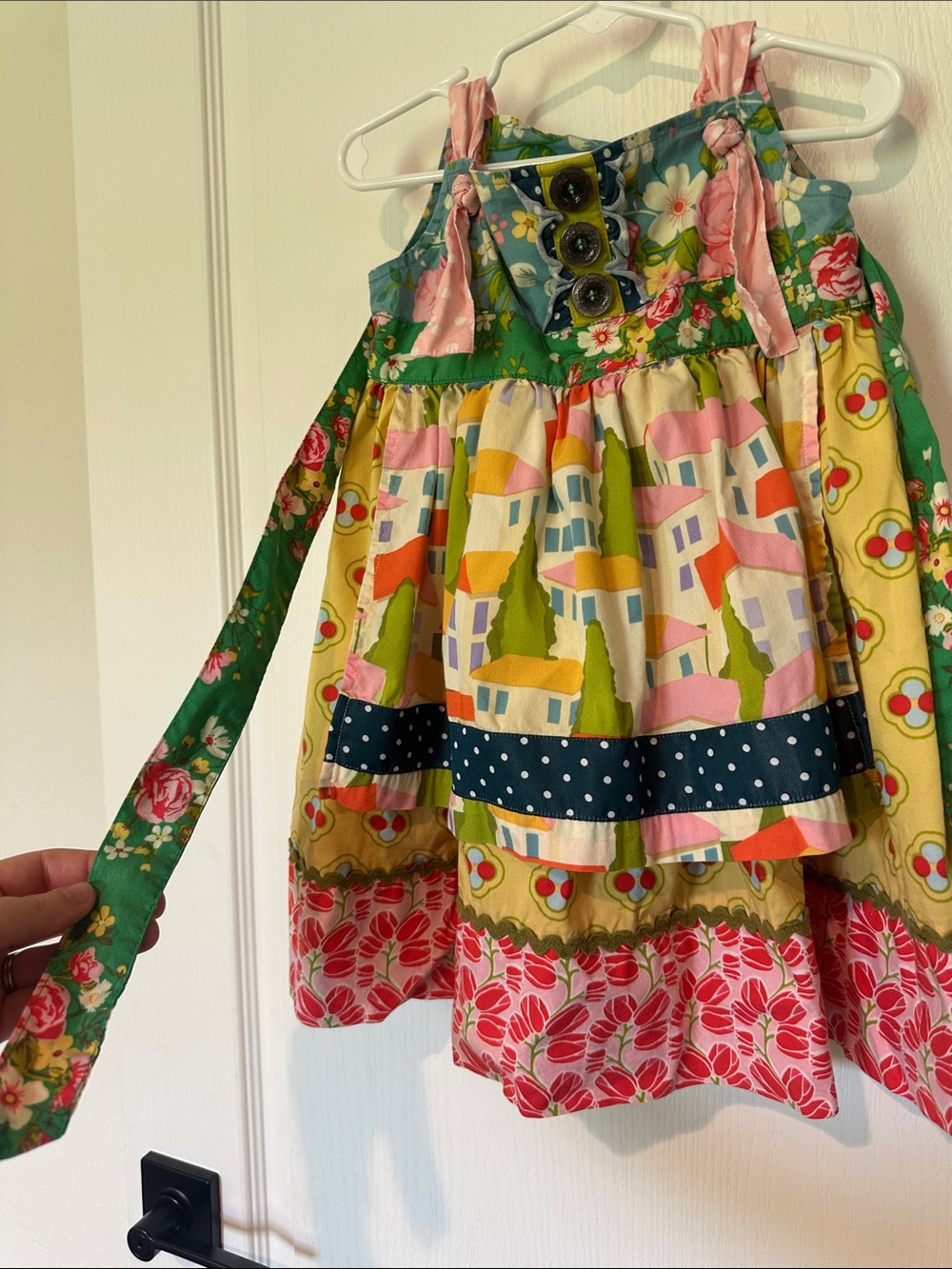 Girls' Matilda Jane Apron Style Town House Dress - Picture 4 of 5